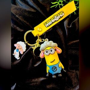 MINION SHEEP THEME KEYCHAIN BRAND NEW.